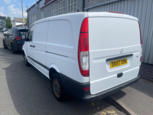 2008 Mercedes-Benz Vito 2.1 109cdi Long Panel Van Lwb 5dr in White — image 3