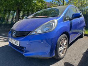 2012 Honda Jazz 1.4 I-Vtec Es Euro 5 5dr in Blue — image 3