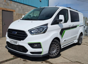 2021 Ford Transit Custom 2.0 320 Ecoblue Ms-Rt Crew Van L1 H1 Euro 6 (s/s) 5dr in White — image 3