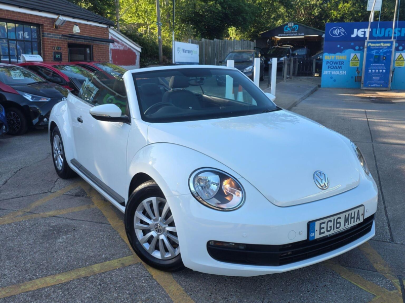 2016 Volkswagen Beetle 1.2 Tsi Bluemotion Tech Cabriolet Euro 6 (s/s) 2dr in White — image 1