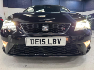2015 SEAT Leon 2.0 Tdi Cr Fr Sport Coupe Euro 5 (s/s) 3dr in Black — image 5