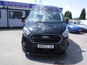 2023 Ford Transit Custom 2.0 Transit Custom Limited Van 300 L2 2.0l Ecoblue 130ps Fwd 6 Speed Manual in Black — image 3