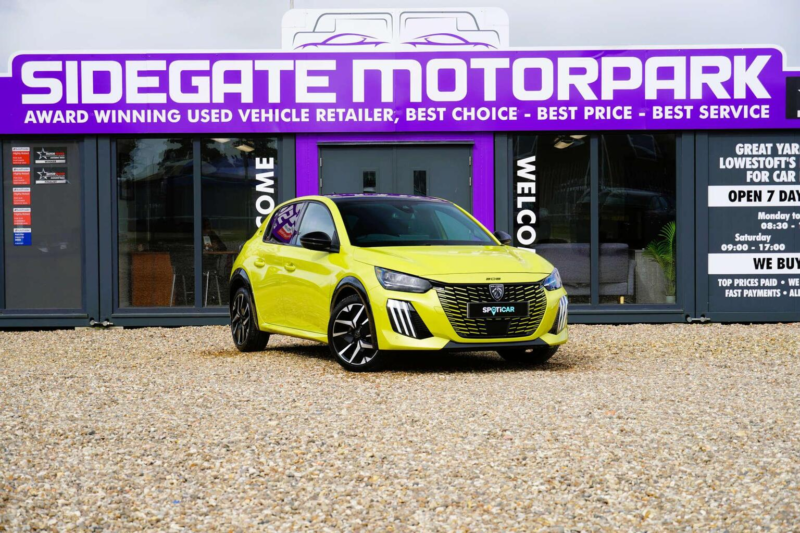 2025 Peugeot 208 1.2 Puretech Gt Euro 6 (s/s) 5dr in Yellow — image 1