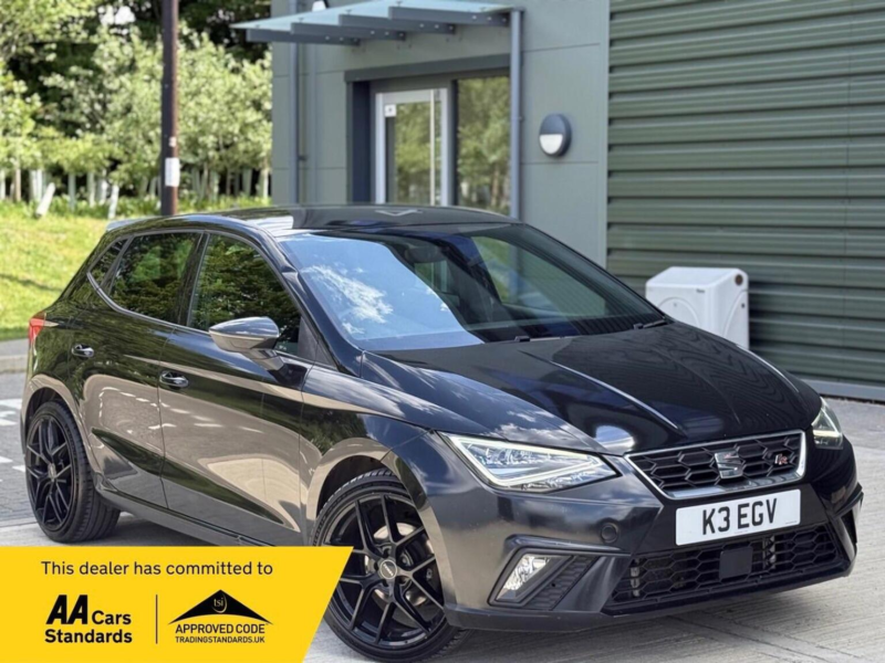 2021 SEAT Ibiza 1.0 Tsi Fr Euro 6 (s/s) 5dr in Black — image 1