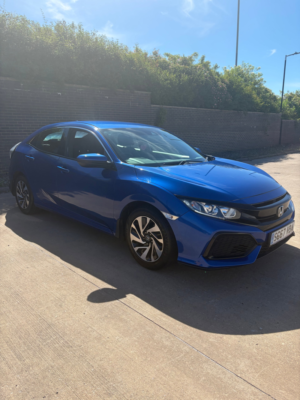 2017 Honda Civic 1.0 Vtec Turbo Se Hatchback 5dr Petrol CVT Euro 6 (s/s) (129 Ps) in Blue — image 6