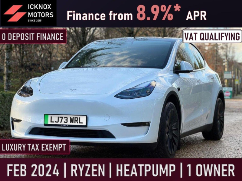 2024 Tesla Model Y (dual Motor) Long Range Auto 4wde 5dr in White — image 1