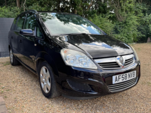 2008 Vauxhall Zafira 1.6 Exclusiv Euro 4 5dr in Black — image 4
