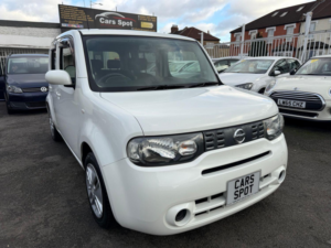 2014 Nissan Cube 1.5x Fresh Import Verified Mile Finance Avb in White — image 2
