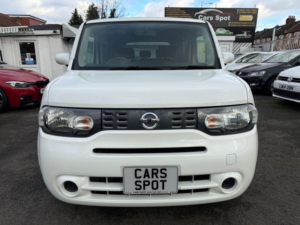 2014 Nissan Cube 1.5x Fresh Import Verified Mile Finance Avb in White — image 3