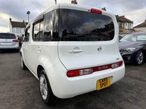 2014 Nissan Cube 1.5x Fresh Import Verified Mile Finance Avb in White — image 4