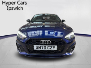 2021 Audi A5 2.0 Tfsi 40 Edition 1 Sportback S Tronic Euro 6 (s/s) 5dr in Blue — image 2