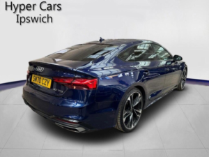 2021 Audi A5 2.0 Tfsi 40 Edition 1 Sportback S Tronic Euro 6 (s/s) 5dr in Blue — image 4