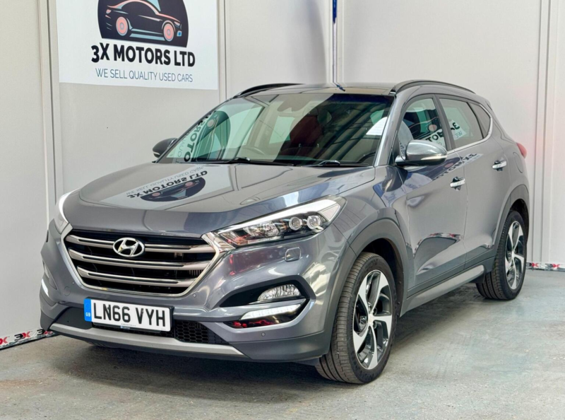 2016 Hyundai Tucson 2.0 Crdi Premium Se 4WD Euro 6 5dr in Grey — image 1