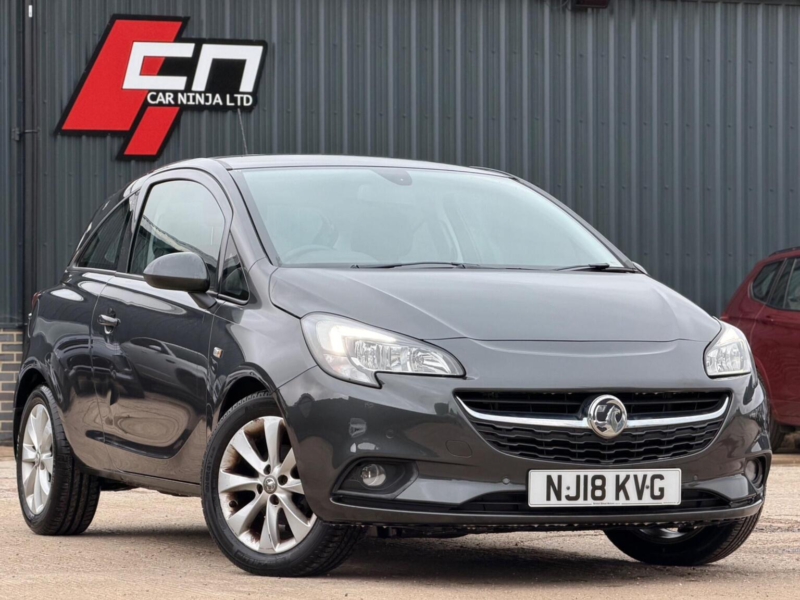 2018 Vauxhall Corsa 1.4i Ecotec Energy Euro 6 3dr (a/c) in Grey — image 1