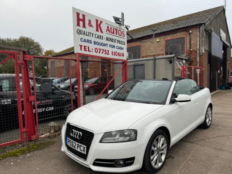 2012 Audi A3 Cabriolet 1.2 Tfsi Sport Euro 5 (s/s) 2dr in White — image 1