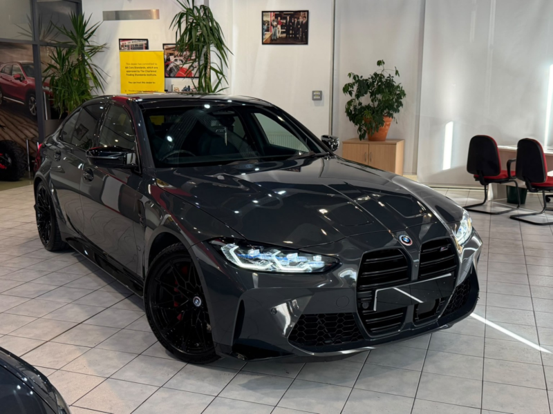 2024 BMW M3 3.0 M3 Competition M Xdrive Saloon in Grey — image 1