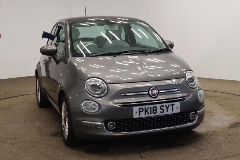 2018 Fiat 500 1.2 Lounge Euro 6 (s/s) 3dr in Grey — image 1
