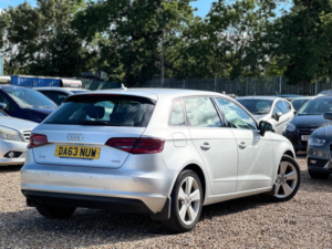 2013 Audi A3 1.4 Tfsi Sport Sportback Euro 5 (s/s) 5dr in Silver — image 3