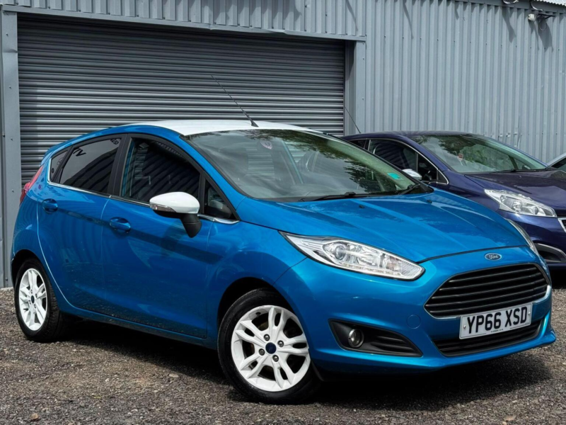 2016 Ford Fiesta 1.25 Zetec Blue Edition Euro 6 5dr in Blue — image 1