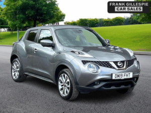 2019 Nissan Juke 1.6 Tekna Euro 6 5dr in Grey — image 3