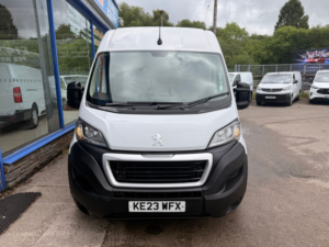 2023 Peugeot Boxer 2.2 Bluehdi 335 Professional Premium + Panel Van 5dr Diesel Manual L3 H2 Euro 6 140 Ps in White — image 2