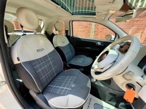 2016 Fiat 500 1.2 Lounge Euro 6 (s/s) 3dr in White — image 3