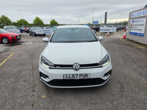 2017 Volkswagen Golf 1.5 Tsi Evo R-Line Euro 6 (s/s) 3dr in White — image 2