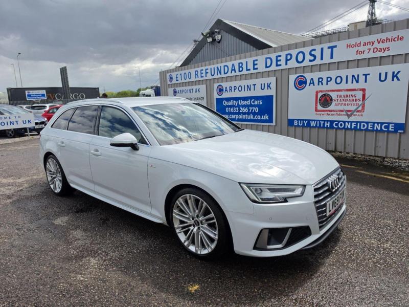 2019 Audi A4 Avant 2.0 Tdi 40 S Line S Tronic Euro 6 (s/s) 5dr in White — image 1