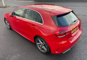 2019 Mercedes-Benz A Class 1.5 A180d Amg Line (executive) 7g-Dct Euro 6 (s/s) 5dr in Red — image 2