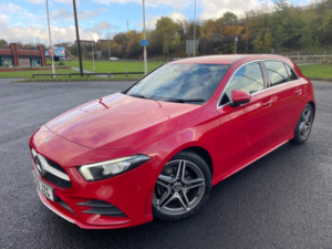 2019 Mercedes-Benz A Class 1.5 A180d Amg Line (executive) 7g-Dct Euro 6 (s/s) 5dr in Red — image 3
