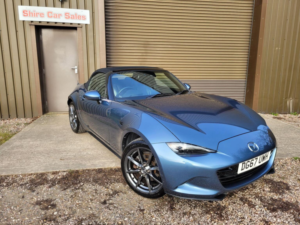 2017 Mazda Mx-5 2.0 Skyactiv-G Sport Nav Euro 6 2dr in Blue — image 2
