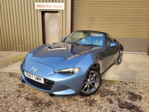 2017 Mazda Mx-5 2.0 Skyactiv-G Sport Nav Euro 6 2dr in Blue — image 3