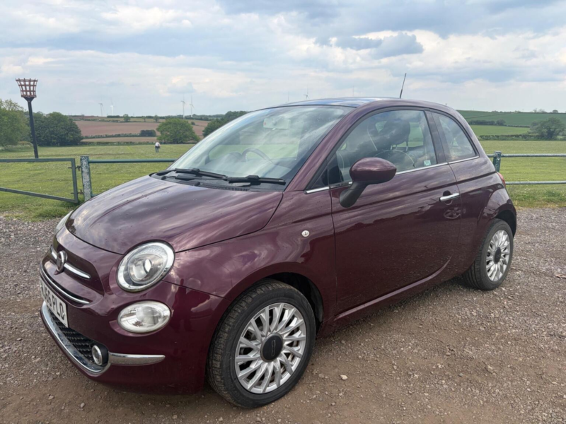 2016 Fiat 500 1.2 Lounge Euro 6 (s/s) 3dr in Red — image 1