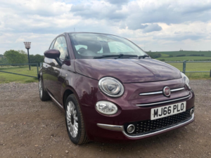 2016 Fiat 500 1.2 Lounge Euro 6 (s/s) 3dr in Red — image 3