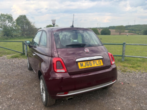 2016 Fiat 500 1.2 Lounge Euro 6 (s/s) 3dr in Red — image 5