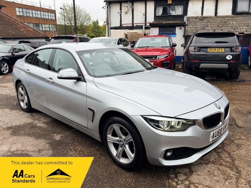 2018 BMW 4 Series 420d Xdrive Se Gran Coupe in Silver — image 1