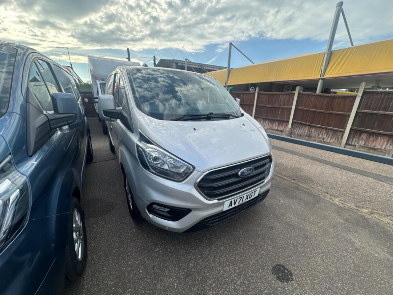 2021 Ford Transit Custom 2.0 300 Ecoblue Limited L1 H1 Euro 6 (s/s) 5dr in Silver — image 1