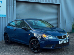 2016 SEAT Ibiza 1.0 S Sport Coupe Euro 6 3dr Ac in Blue — image 2