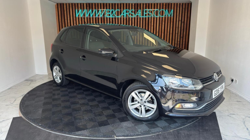 2016 Volkswagen Polo 1.0 Bluemotion Tech Match Euro 6 (s/s) 5dr in Black — image 1