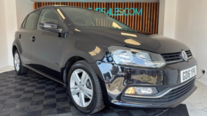 2016 Volkswagen Polo 1.0 Bluemotion Tech Match Euro 6 (s/s) 5dr in Black — image 2