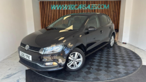 2016 Volkswagen Polo 1.0 Bluemotion Tech Match Euro 6 (s/s) 5dr in Black — image 4