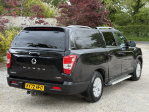 2022 Ssangyong Musso 2.2d Rhino Auto 4WD L3 Euro 6 4dr in Black — image 2