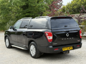 2022 Ssangyong Musso 2.2d Rhino Auto 4WD L3 Euro 6 4dr in Black — image 4