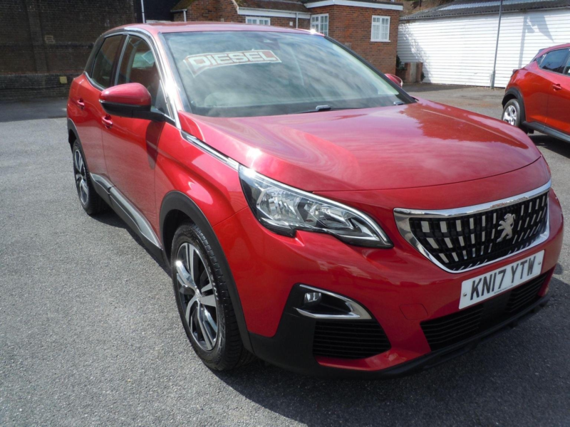 2017 Peugeot 3008 1.6 Bluehdi Active Euro 6 (s/s) 5dr in Red — image 1