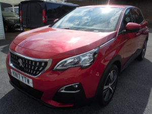 2017 Peugeot 3008 1.6 Bluehdi Active Euro 6 (s/s) 5dr in Red — image 3