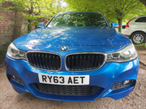 2014 BMW 3 Series Gran Turismo 2.0 320i M Sport Gt Auto Euro 6 (s/s) 5dr in Blue — image 2