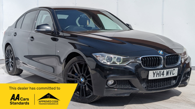 2014 BMW 3 Series 2.0 320i M Sport Saloon 4dr Petrol Manual Xdrive Euro 6 (s/s) (184 Ps) in Black — image 1