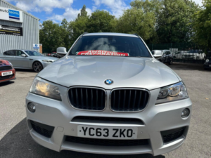 2013 BMW X3 2.0 20d M Sport Auto Xdrive Euro 5 (s/s) 5dr in Silver — image 3