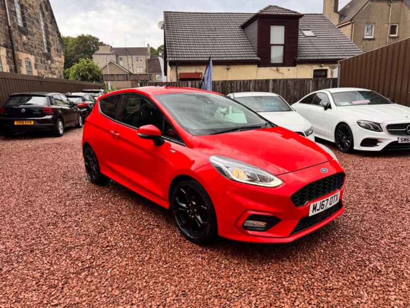 2017 Ford Fiesta 1.0t Ecoboost St-Line Euro 6 (s/s) 3dr in Red — image 1