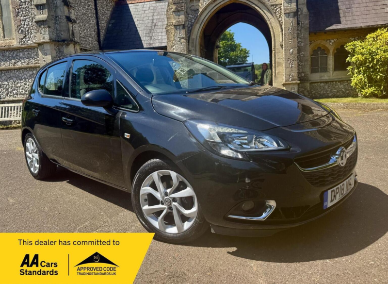 2018 Vauxhall Corsa 1.4i Ecotec Sri Euro 6 5dr in Black — image 1